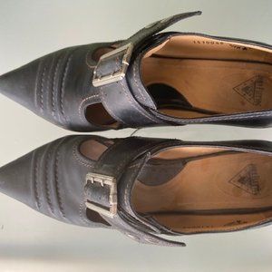 John Fluevog Pilgrim Buckled Victorian Loafer Size 10